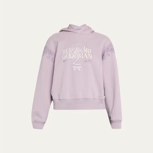 3.1 Phillip Lim x Bergdorf Goodman Exclusive Lavender Script Logo Hoodie